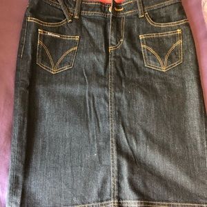 D&G denim pencil skirt